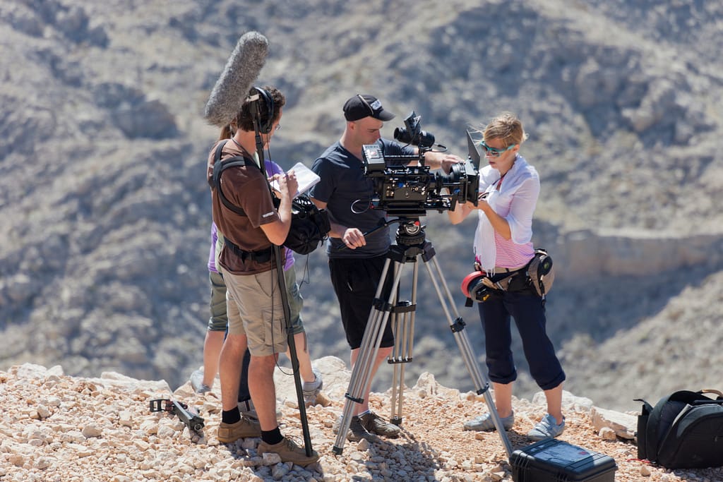 Film Crew at work in the Taurus Mountains